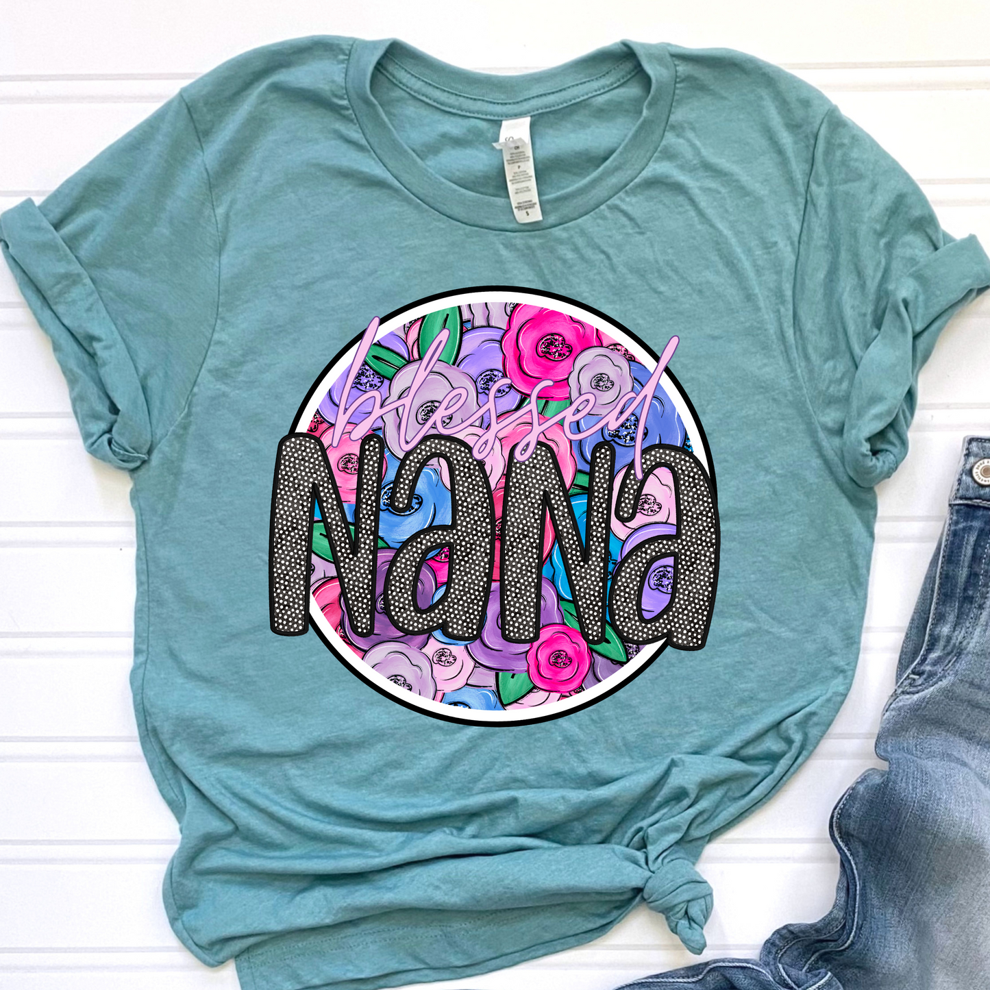 Floral Blessed Nana