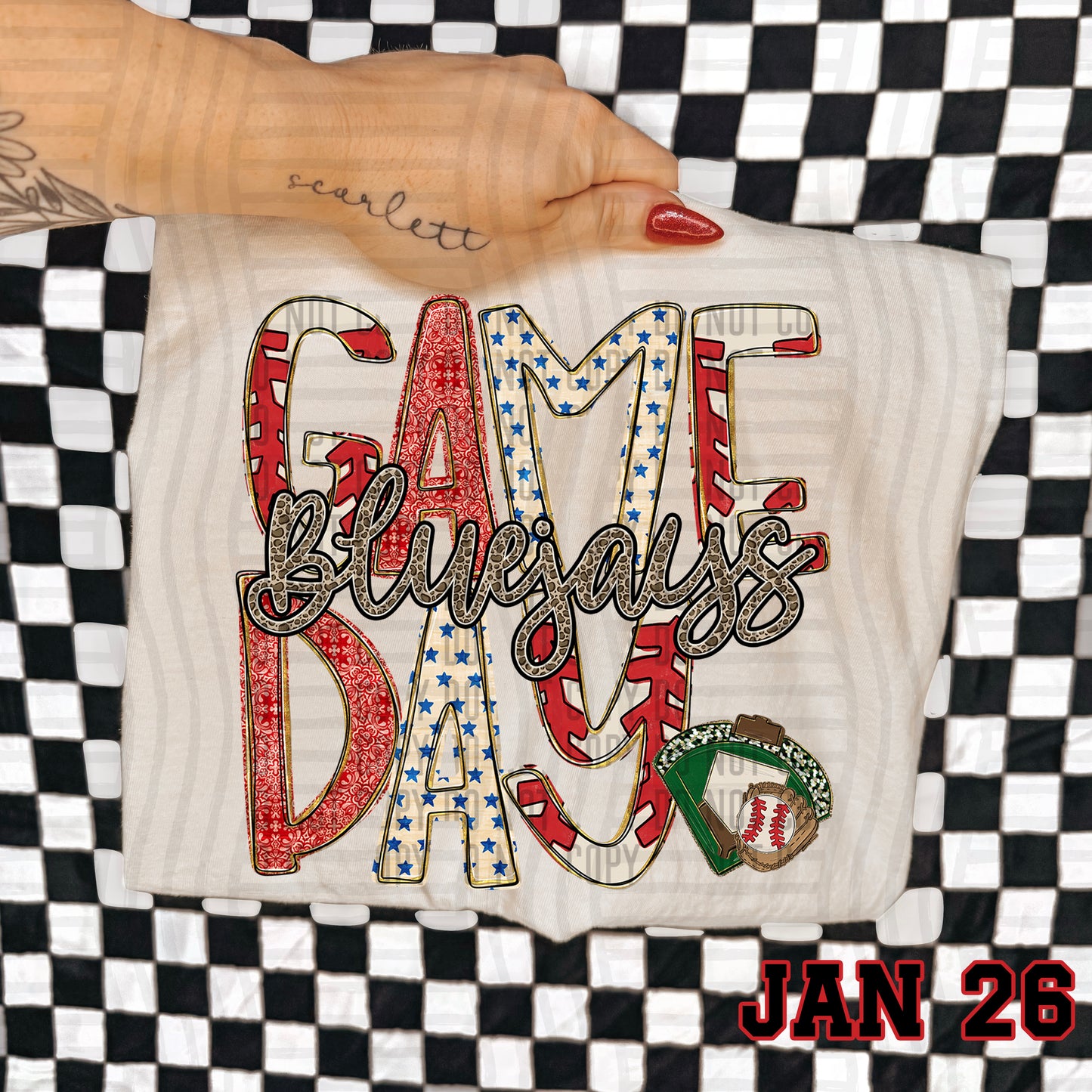 BASEBALL GAME DAY BLUEJAYS