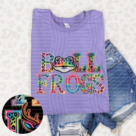 Bullfrogs (pink neon leopard)