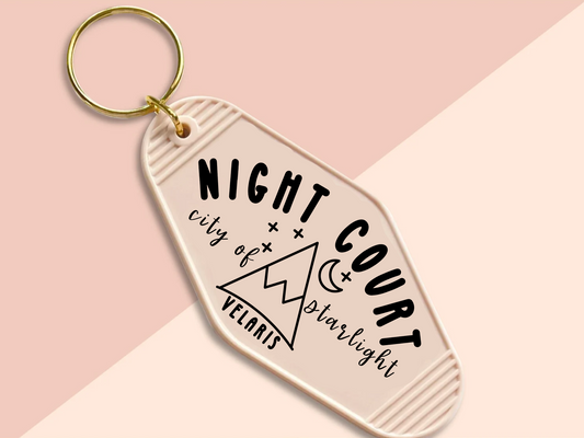 Night Court - Motel keychain