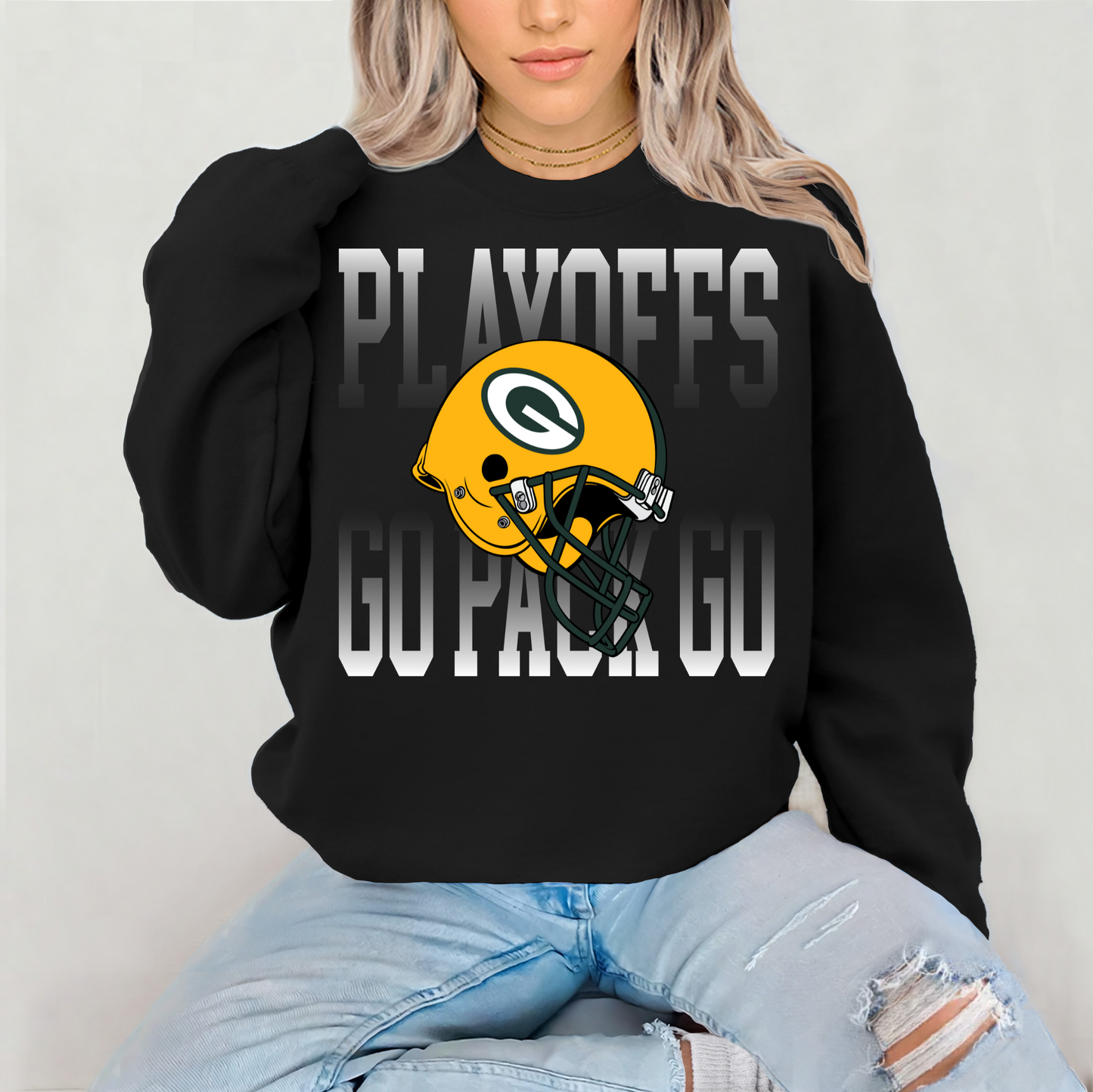Packers Go Pack Go Playoffs Faded
