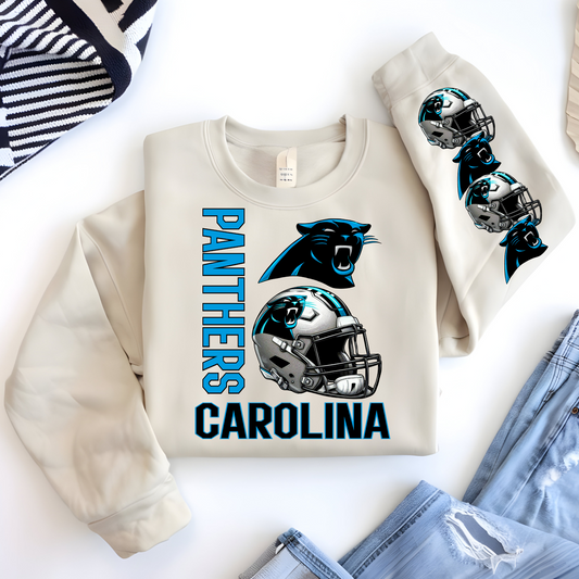 Carolina Panthers Helmet And Logo-Chest