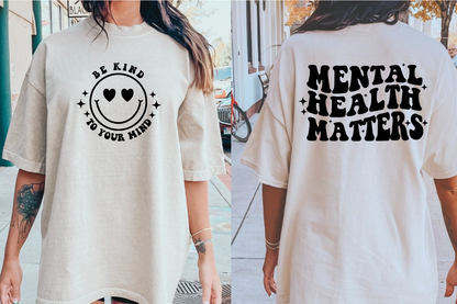 Mental Health Matters BACK -DTF Transfer