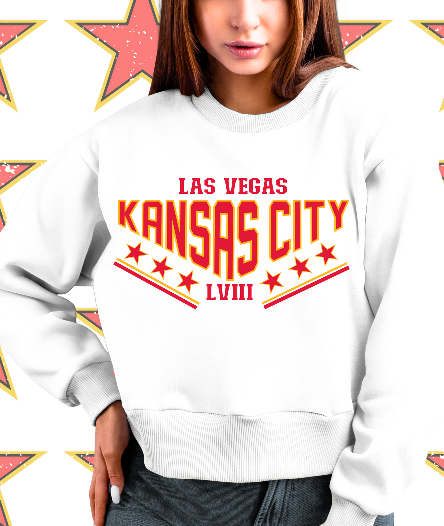 Vintage Las Vegas Kansas City LVIII RED/GOLD