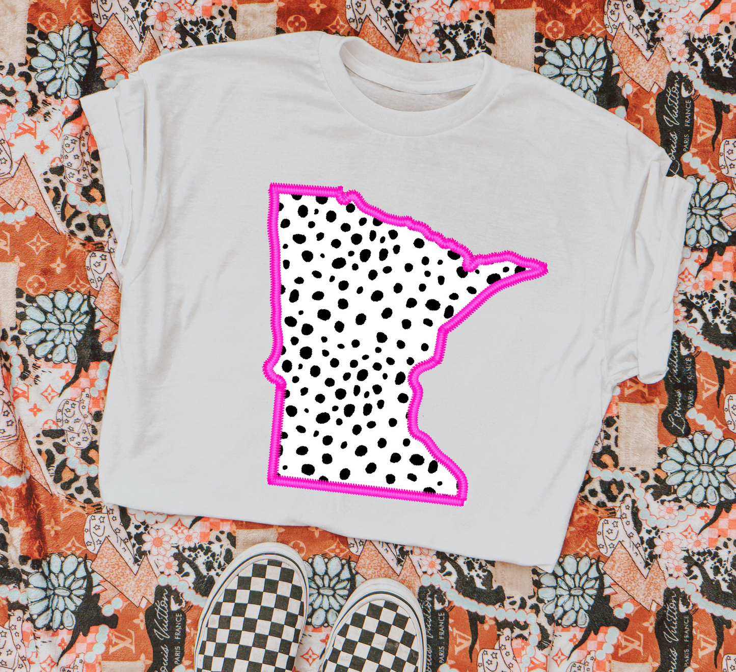 Minnesota-Pink Outline