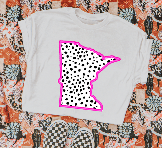 Minnesota-Pink Outline