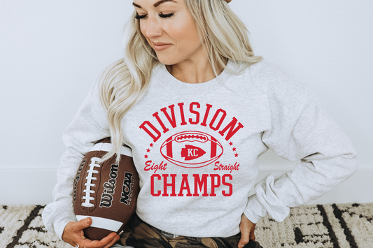 Division Champs Eight Straight - Red