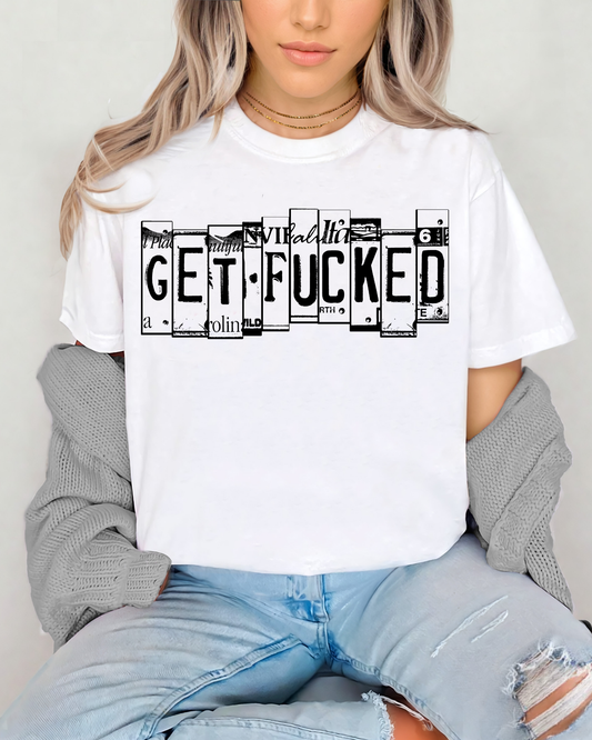Get Fucked License Plates