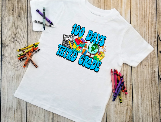 100 Days Third Grade – BLUE