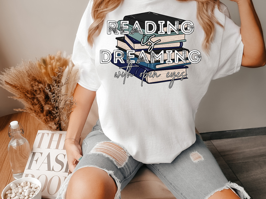 Reading is dreaming with open eyes