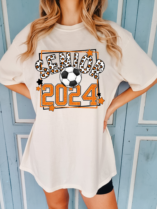 Senior 2024 - orange with soccer ball