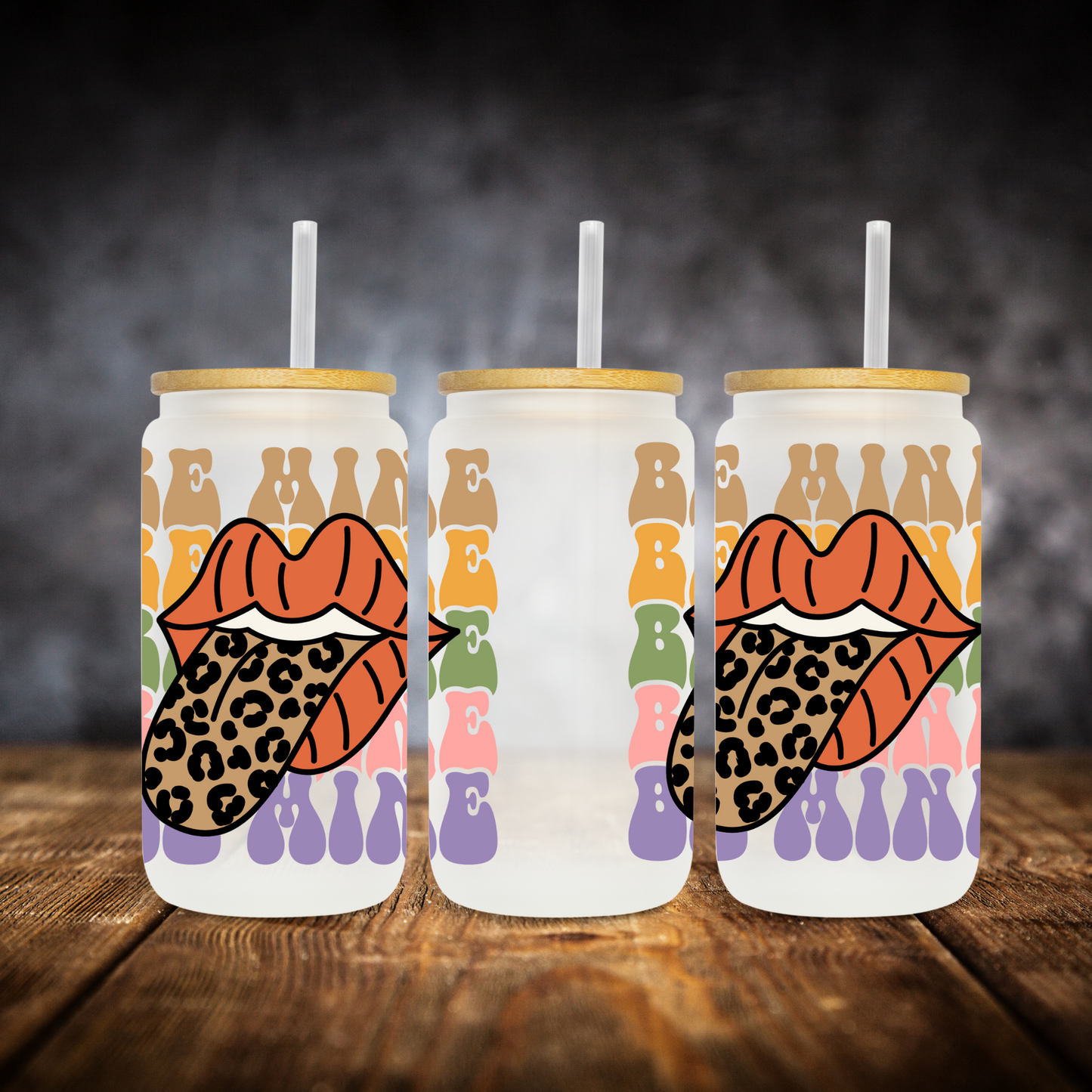 Be Mine Leopard Tongue - UV Libby Wrap
