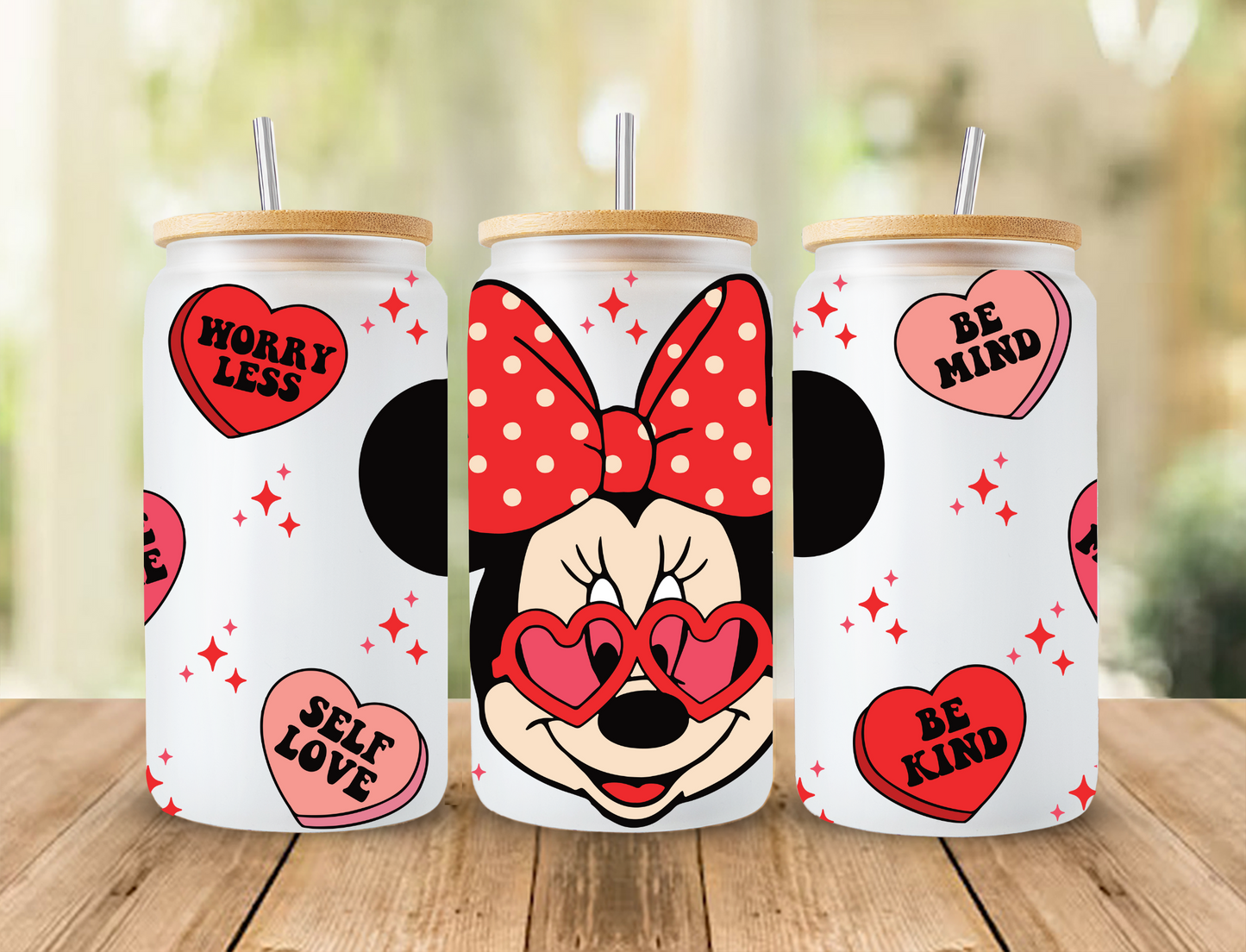 Minnie Heart Glasses - UV Libby Wrap