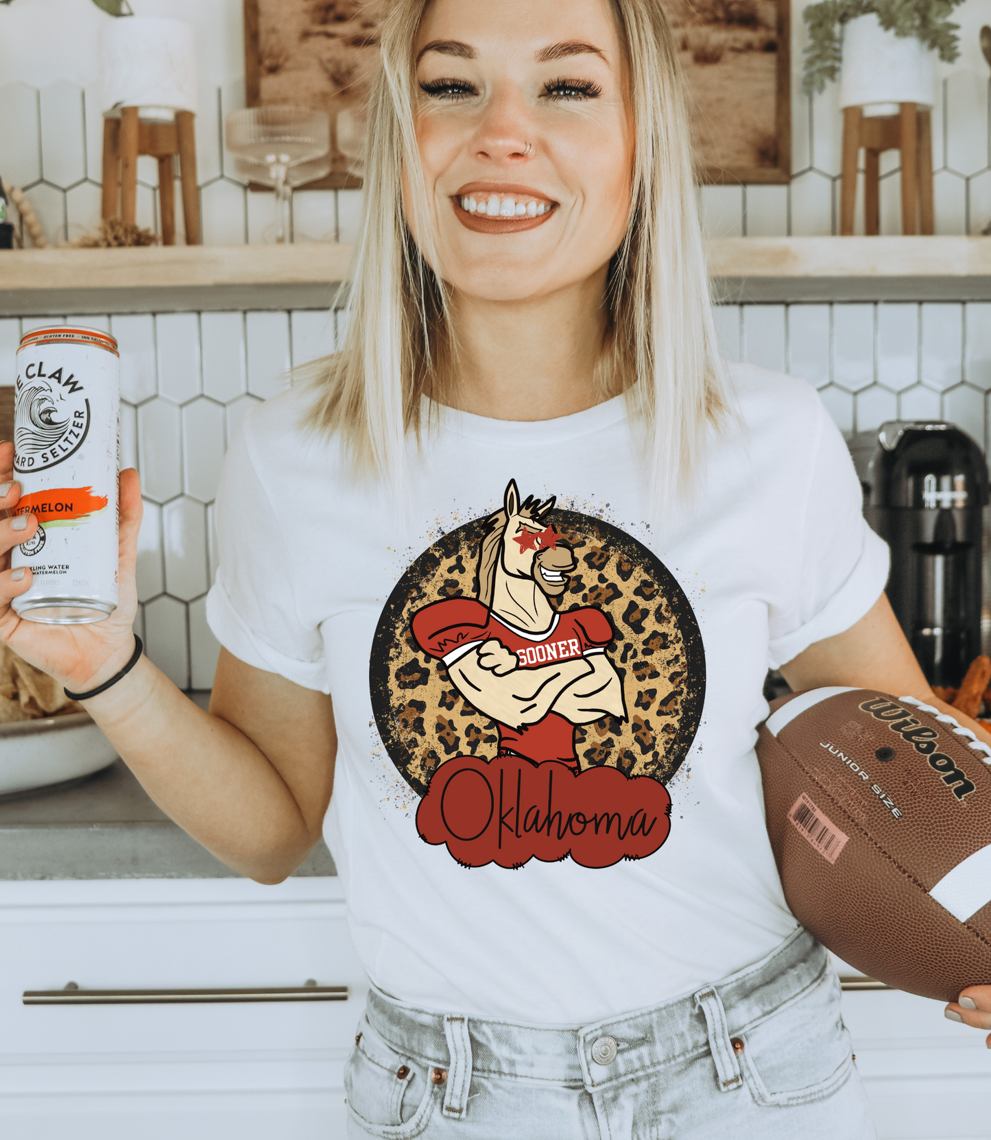 Oklahoma mascot-cheetah print