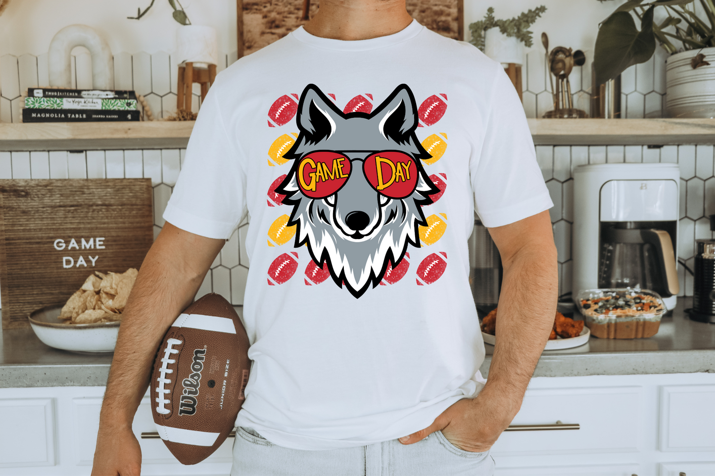 KC Wolf Game Day Glasses- DTF Transfer