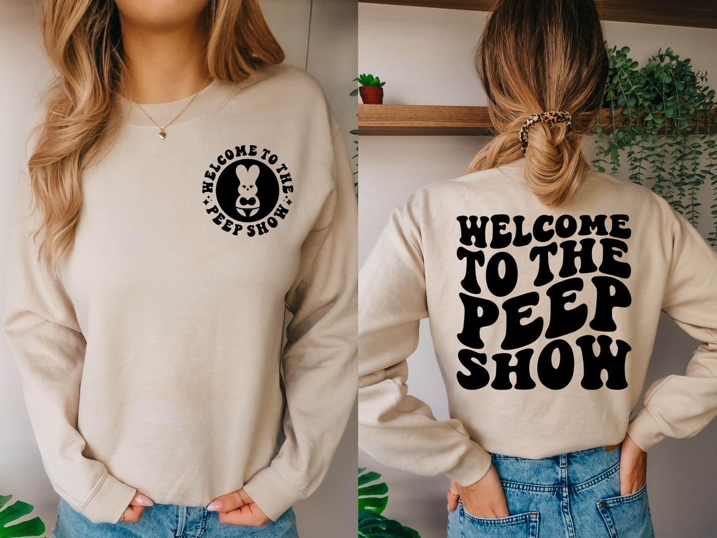 Welcome To The Peep Show BACK - DTF Transfer