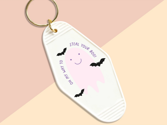 On my way to steal your boo - Motel keychain