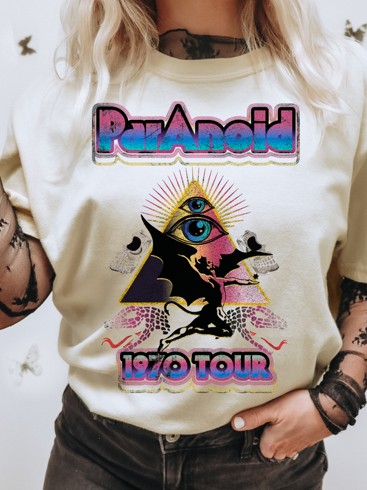 Paranoid World Tour - DTF Transfer