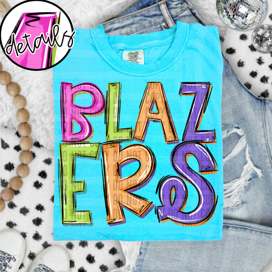 DOODLE COLORFUL BLAZERS