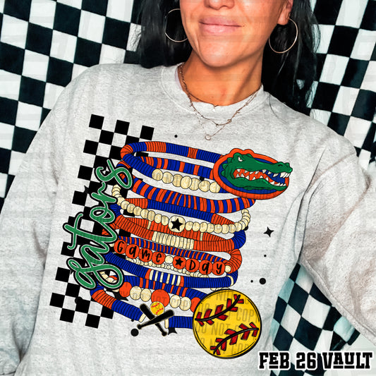 GATORS SOFTBALL GAME DAY BRACELETS