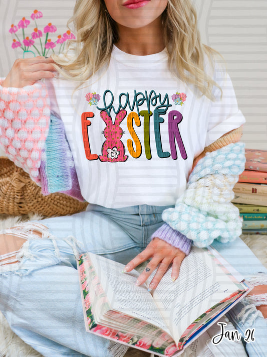 COLORFUL HAPPY EASTER