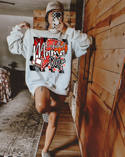 Basketball Mama Go Team (red)