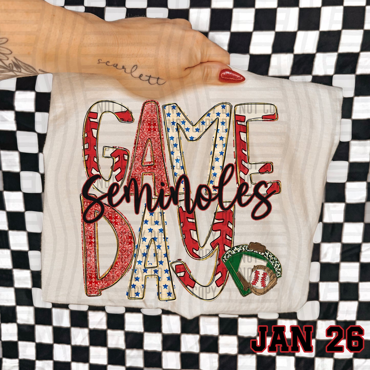 BASEBALL GAME DAY SEMINOLES