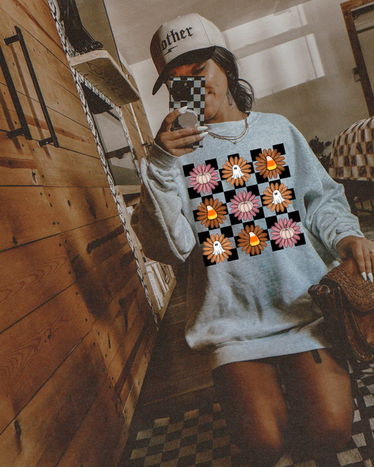 Checkered Sunflowers