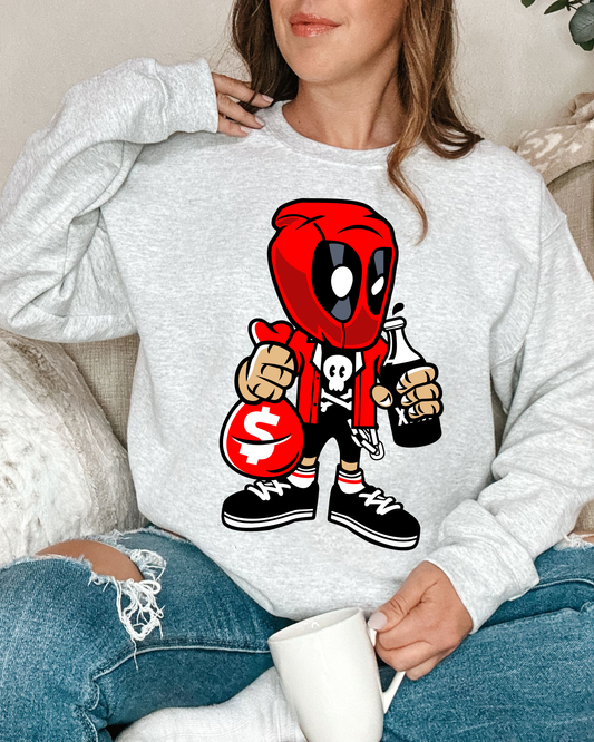 Deadpool Money Bag And Drink