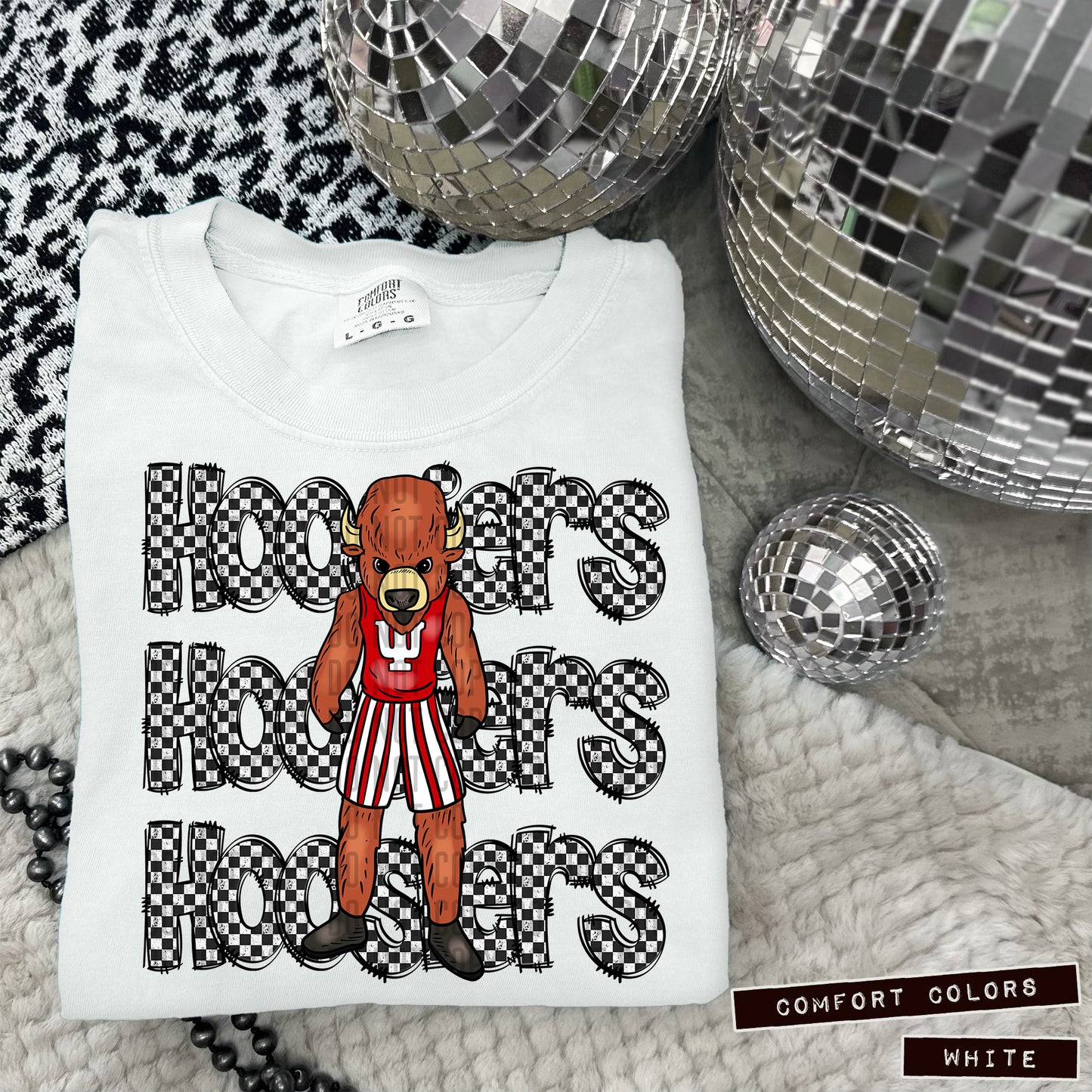 INDIANA HOOSIERS CHECKERS