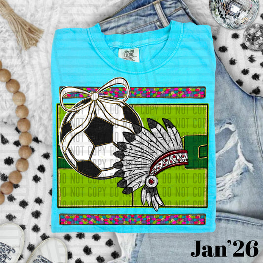 SOCCER INDIANS MAROON