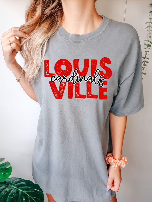 Louisville Cardinals Red Black White