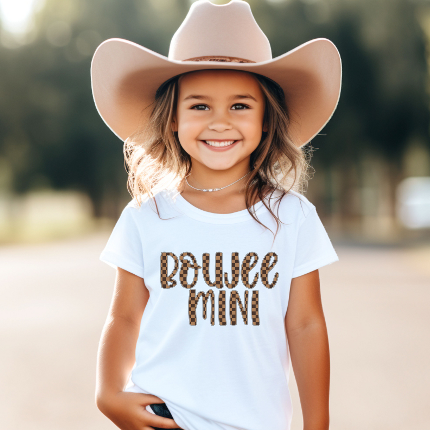 BOUJEE Mini – Checkered Brown
