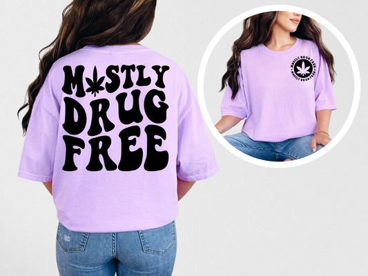 Mostly drug free (front)