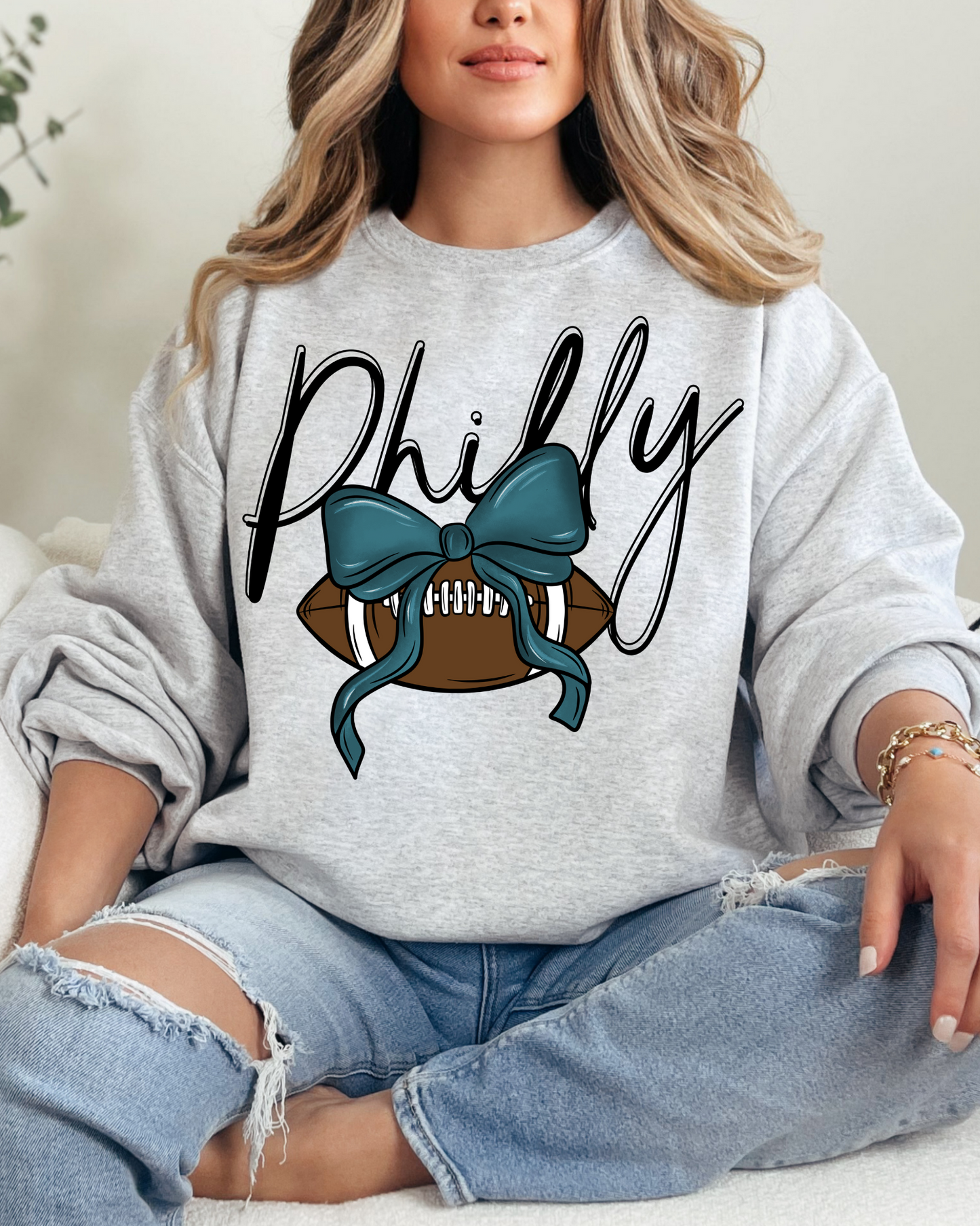 Philly Football With Bow