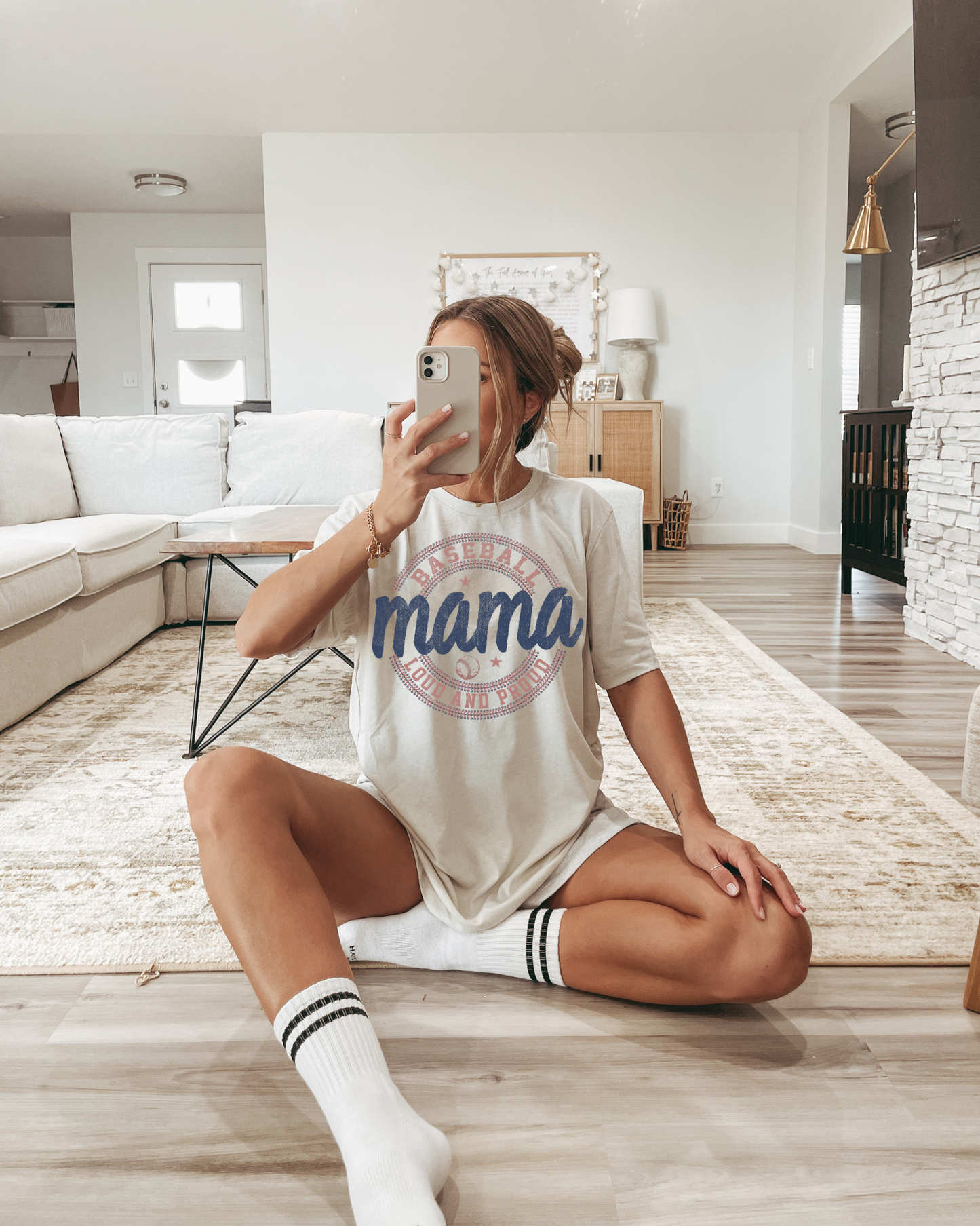 Baseball Mama Blue