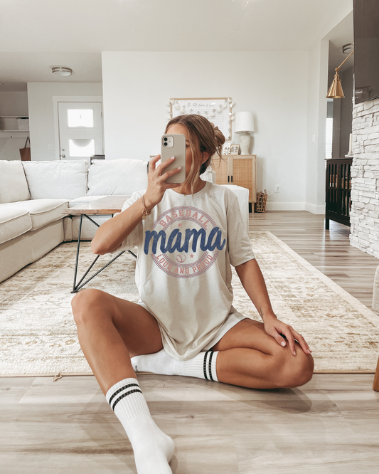 Baseball Mama Blue