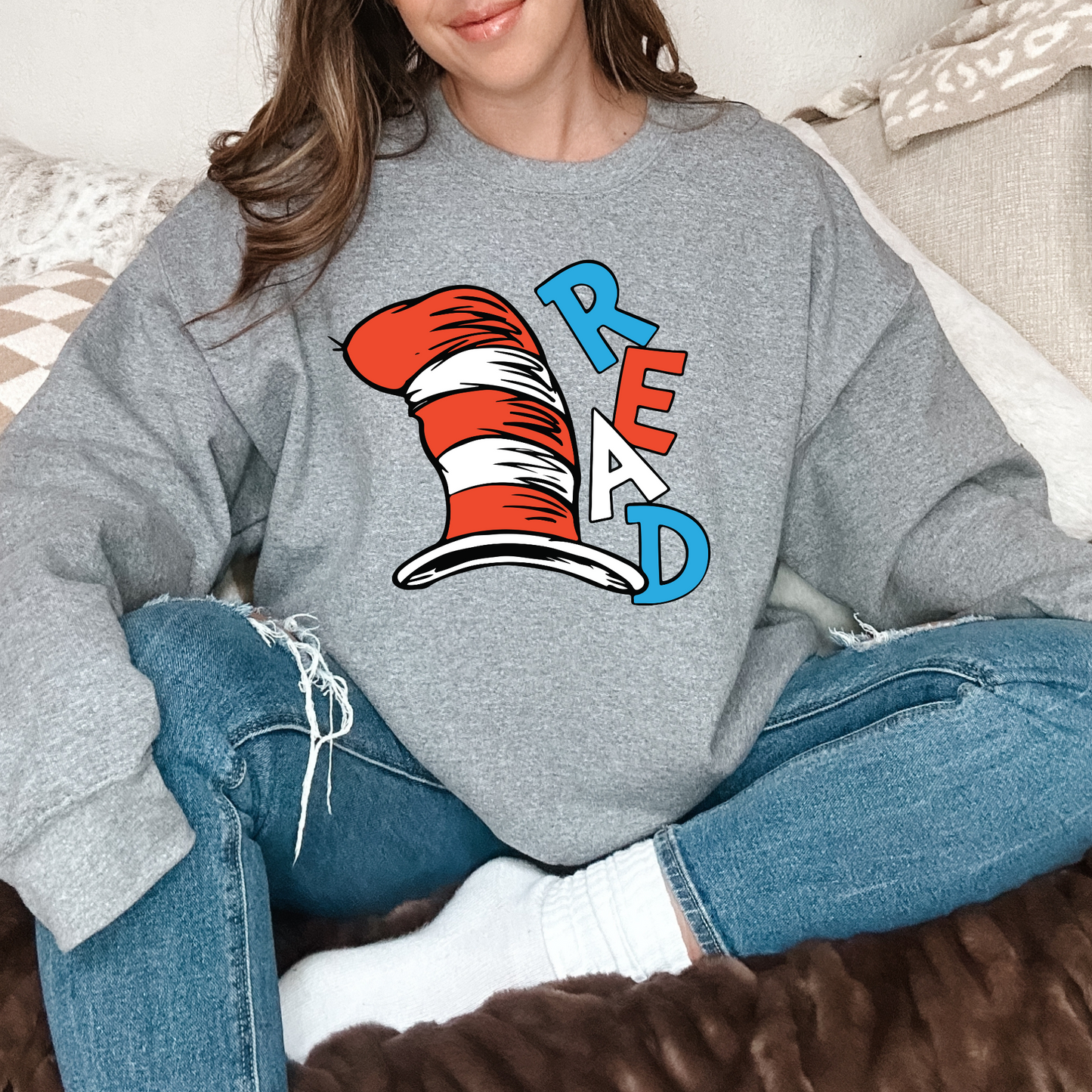 READ with Hat - DTF Transfer