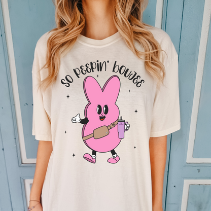 So Peepin' Bougee Pink- DTF Transfer