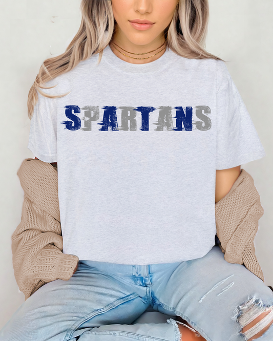 Spartans Royal Blue And Silver