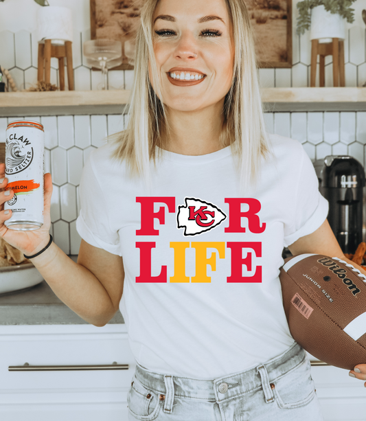 For life with Chiefs logo