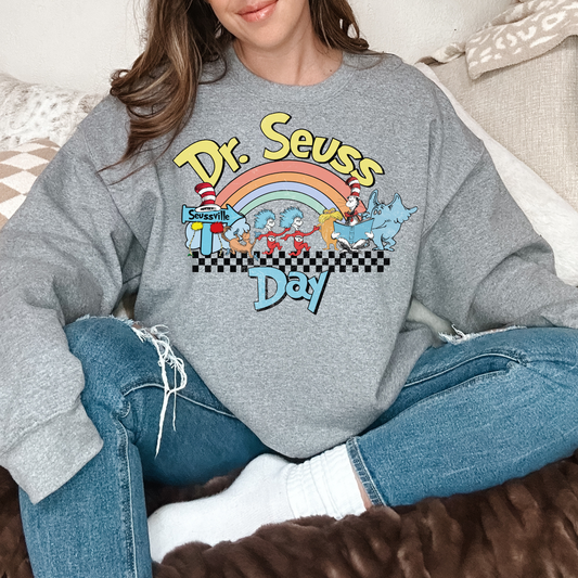 Dr Seuss Day Rainbow - DTF Transfer