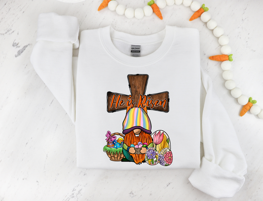 He Is Risen Gnome Cross