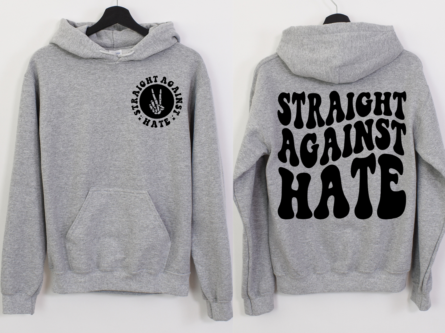 Straight Against Hate- BACK