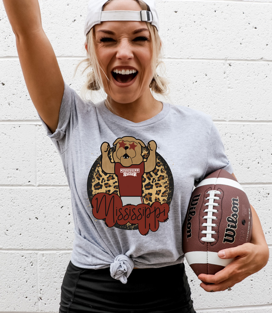Mississippi state mascot-cheetah print