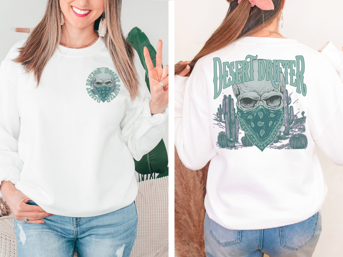 Desert drifter, green - front