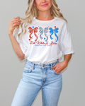 Red White Blue Bows