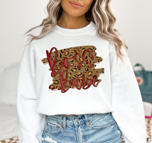 Boss babe - cheetah print