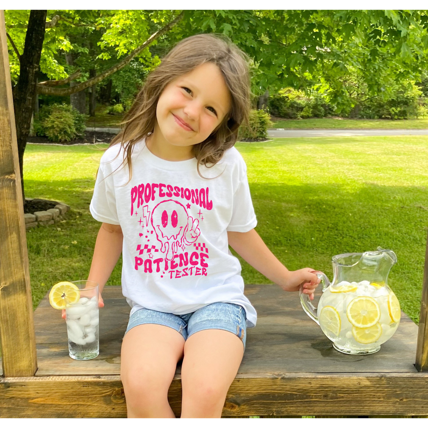 Professional patience tester - Pink Letters