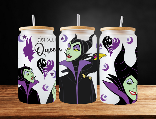 Just call me queen, Maleficent - UV Libby Wrap